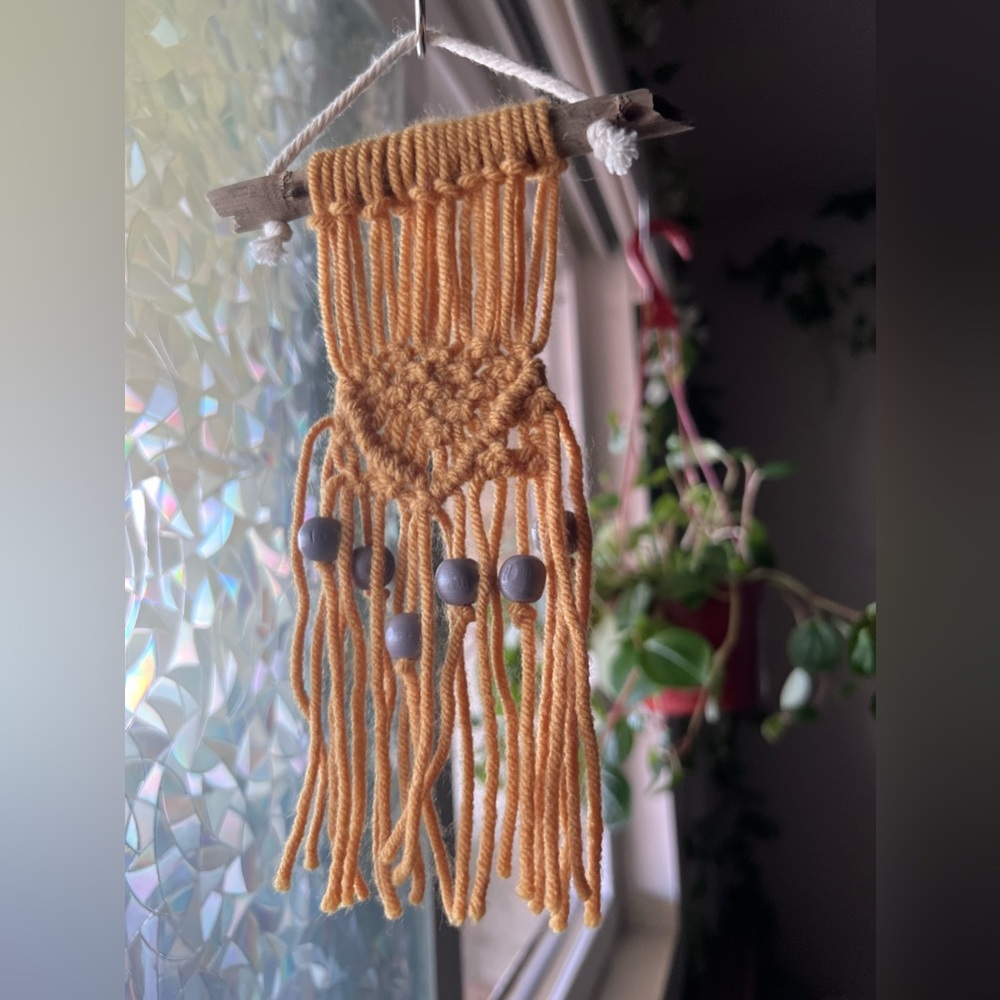 Mini macrame for your car, office, or home